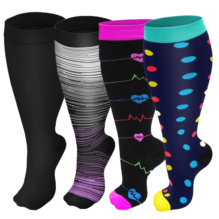 Compression Sleeve Calf - Calcetines de Compresión de Talla Grande