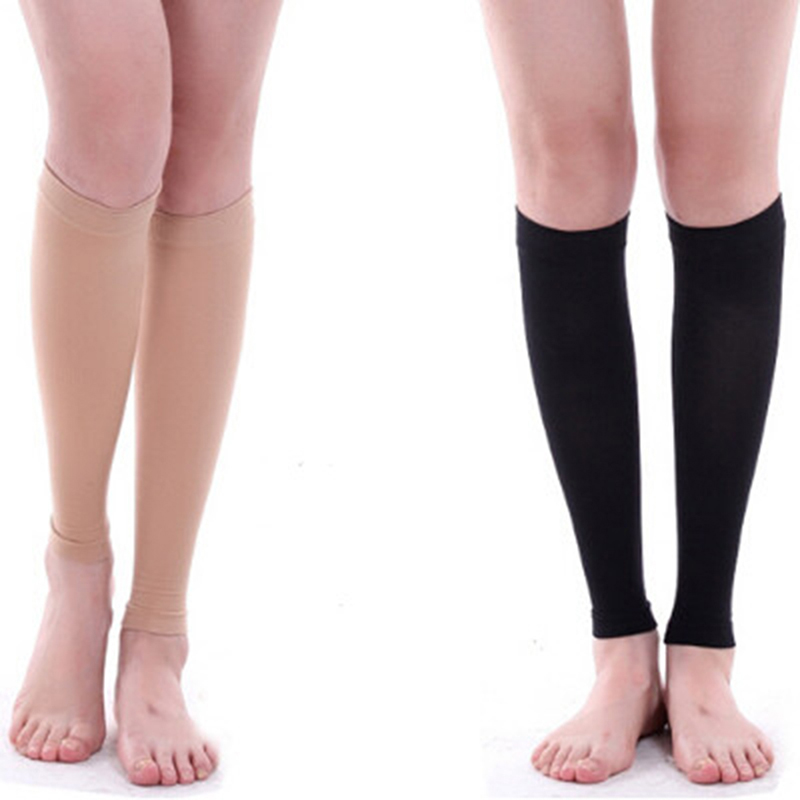 2 pares/lote de medias elástic - Compression Sleeve Calf reseña y precio